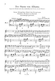 Partition complète (scan), Der Sturm von Alhama, Op.54
