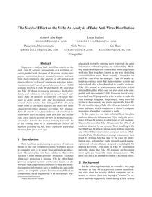 The Nocebo∗ Effect on  the Web: An Analysis of Fake Anti-Virus ...