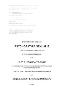 Psychopathia Sexualis par R. von Krafft