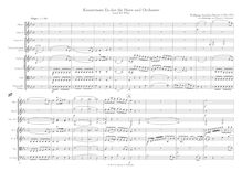 Partition compléte (completion of fragment), cor Concerto