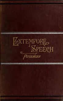 Extempore speech, how to acquire and practice it