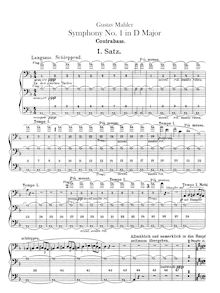 Partition Basses, Symphony No.1, Originally titled "Titan"