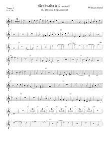 Partition ténor viole de gambe 2, octave aigu clef, Gradualia II