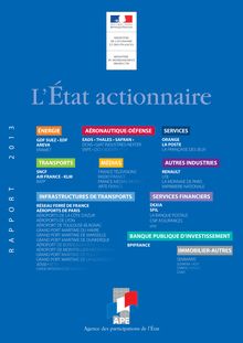 Rapport etat actionnaire