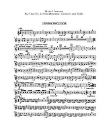 Partition trompette 1, 2 (G, E, D), From Bohemian Fields et Groves (From Bohemia s Woods et Fields)