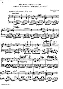 Partition complète, Die Mühle im Schwarzwald, Op.52, Idylle, Eilenberg, Richard par Richard Eilenberg