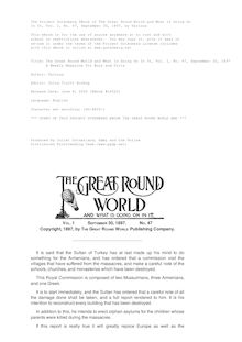 The Great Round World and What Is Going On In It, Vol. 1, No. 47, September 30, 1897 - A Weekly Magazine for Boys and Girls