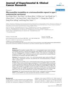Microsatellite instability at a tetranucleotide repeat in type I endometrial carcinoma