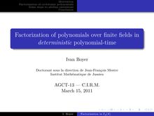 Motivation Factorization of cyclotomic polynomials