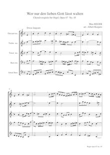 Partition complète (SATBGb enregistrements), 52 choral préludes