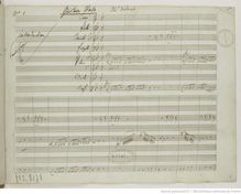 Partition Unfinished Score, Gustave Wasa, Champein, Stanislas