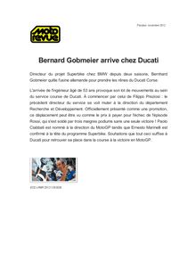 Bernard Gobmeier arrive chez Ducati