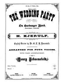 Partition complète, Brudefærden i Hardanger, Brautfahrt in Hardanger ; The Wedding Party on Hardanger Fjord ; The Bridal Procession in Hardanger