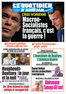 Le Quotidien d’Abidjan n°2986 - du mercredi 09 décembre 2020