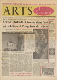 ARTS N° 645 du 20 novembre 1957