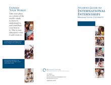 Student guide to international internships