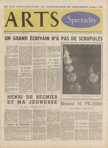 ARTS N° 570 du 30 mai 1956