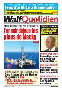 Walf Quotidien n°8975 - du mercredi 23 février 2022