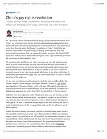 China s gay rights revolution  David Bartram  Comment is free   guardian.co.uk