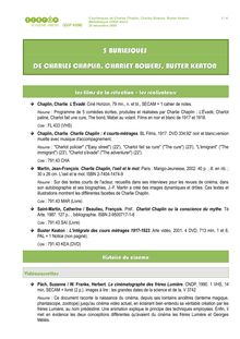 PDF - 121.6 ko - 5 BURLESQUES DE CHARLES CHAPLIN, CHARLEY BOWERS ...