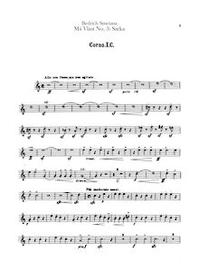 Partition cor 1, 2, 3, 4 (C), Šárka, A minor, Smetana, Bedřich