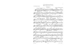 Partition parties complètes, corde quintette No.1, Струнный квинтет № 1