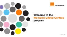 Welcome to the Women’s Digital Centres program