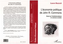 ECONOMIE POLITIQUE DE JOHN R. COMMONS
