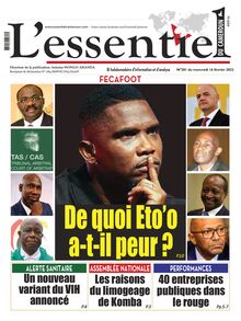 L’Essentiel du Cameroun n°381 - du mercredi 16 février 2022