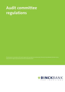 Audit committee regulations (UK)