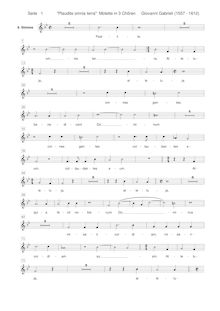 Partition Ch.3 - Alto, Sacrae symphoniae, Gabrieli, Giovanni