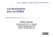 Les Benchmarks pour les SGBDs
