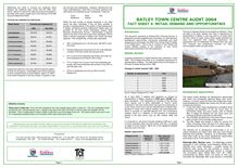 Batley Town centre Audit 2004- Factsheet 4