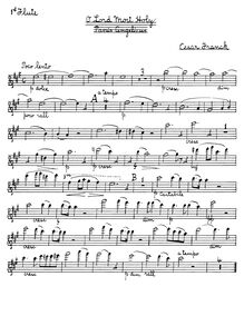 Partition flûte 1, 2, hautbois 1, 2, clarinette 1, 2, basson 1, 2, Messe solennelle en A major, Op.12