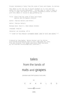 Tales from the Lands of Nuts and Grapes - Spanish and Portuguese Folklore