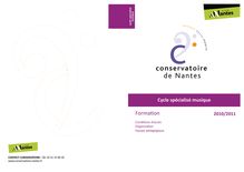 Formation - Conservatoire de Nantes