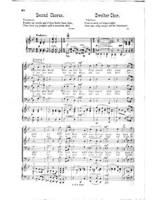 Partition 2nd chœur, Oedipus Tyrannus, Op.35, Paine, John Knowles
