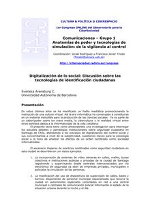 Comunicaciones – Grupo 1 Anatomías de poder y tecnologías de ...