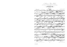 Partition parties complètes, corde quatuor No.7, G minor, Rubinstein, Anton