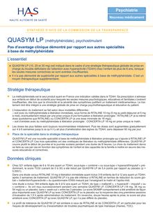 QUASYM - Synthèse d avis QUASYM - CT7544