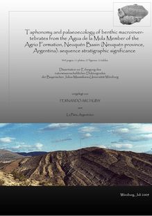 Taphonomy and palaeoecology of benthic macroinvertebrates from the Agua de la Mula Member of the Agrio Formation, Neuquén Basin (Neuquén province, Argentina) [Elektronische Ressource] : sequence stratigraphic significance / vorgelegt von Fernando Archuby