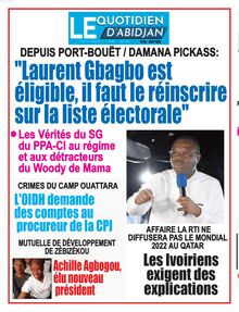 Le Quotidien d’Abidjan n°4243 - Du mercredi 16 novembre 2022