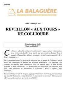 REVEILLON « AUX TOURS » DE COLLIOURE