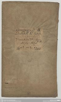 Partition parties, violon et hautbois Concerto en F major, F, Stölzel, Gottfried Heinrich