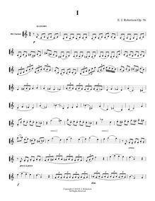 Partition No.1, 10 Duos pour flûte et clarinette, Op.56, Robertson, Ernest John par Ernest John Robertson
