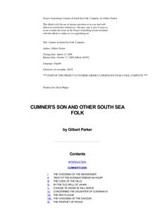 Cumner s Son and Other South Sea Folk — Complete