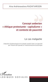 Concept weberien "éthique protestante - capitalisme" et contexte de pauvreté