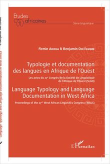 Typologie et documentation  des langues en Afrique de l Ouest