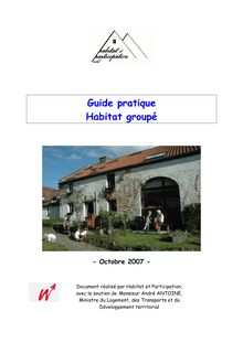 Guide pratique Habitat groupé