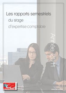 du stage d expertise comptable